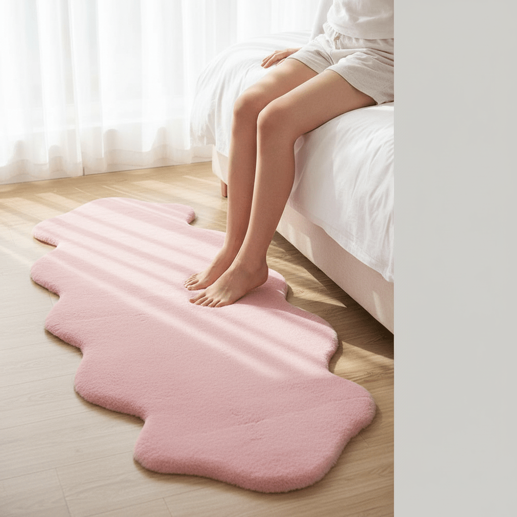 Tepih umjetno krzno – – Bež 180x60 cm – slika 21