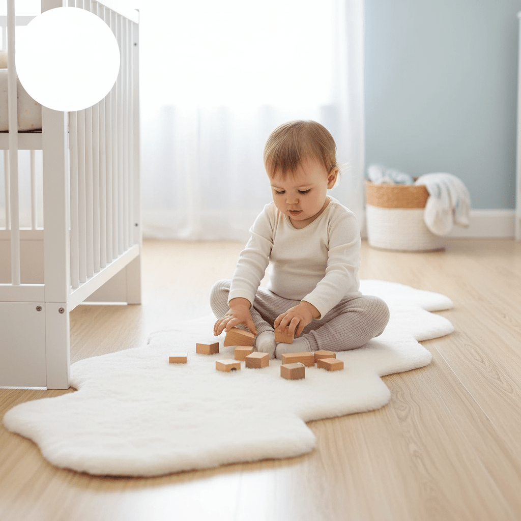 Tepih umjetno krzno – – Bež 180x60 cm – slika 29