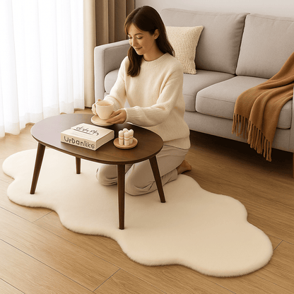 Tepih umjetno krzno – – Bež 180x60 cm – slika 18
