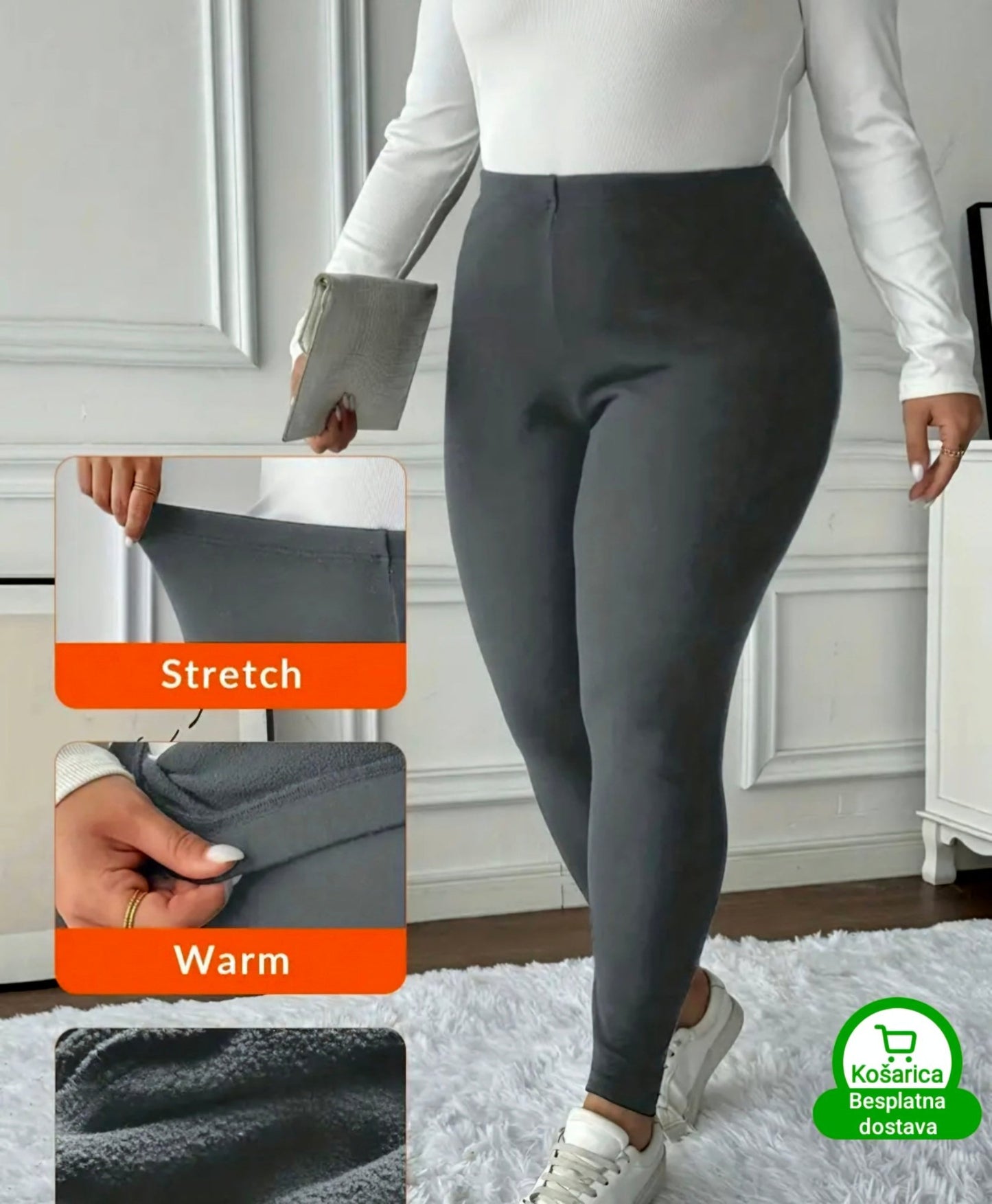 Termo Helanke – – Siva – slika 16