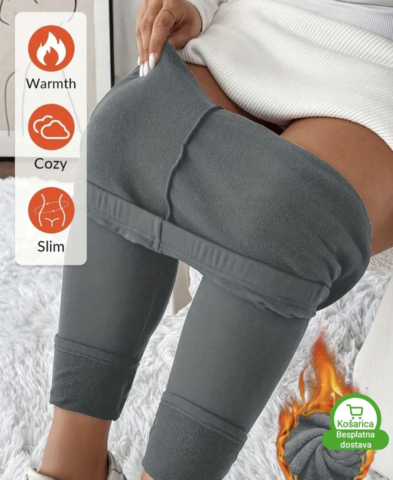 Termo Helanke – – Siva – slika 13