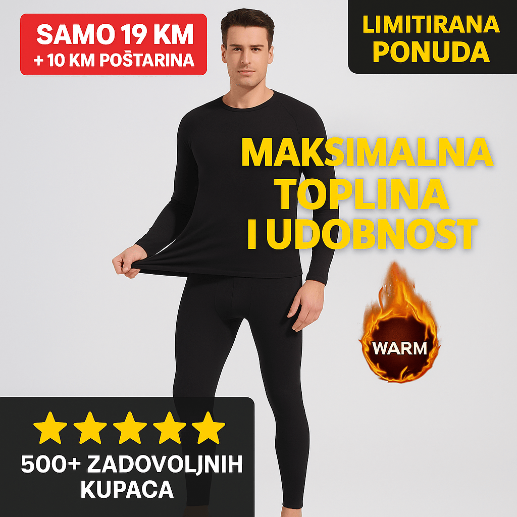 Termo Set Podmajica + Podhlače - SAMO KLIKNI