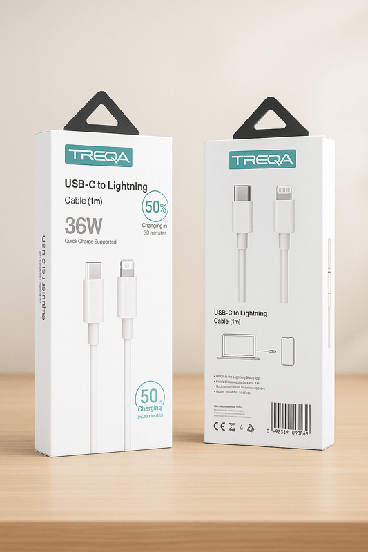 TREQA 36W USB‑C Lightning kabel (1 m) – – – slika 1