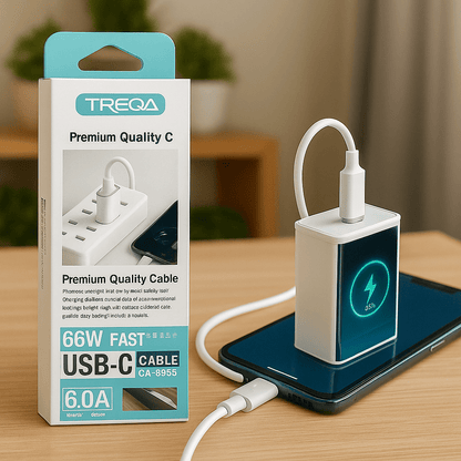 TREQA 66W USB‑C na USB‑C kabel – – – slika 5