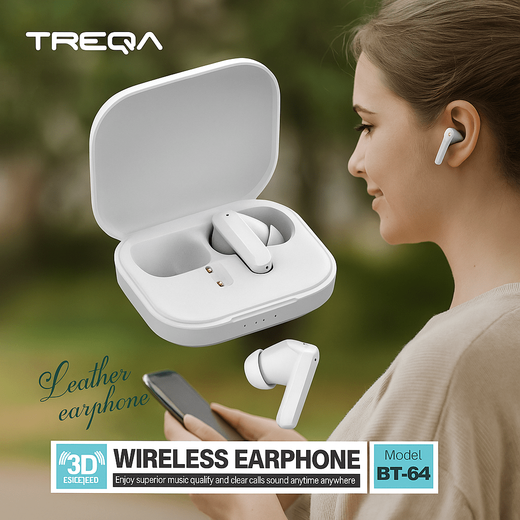 TREQA Bežične Bluetooth Slušalice - SAMO KLIKNI