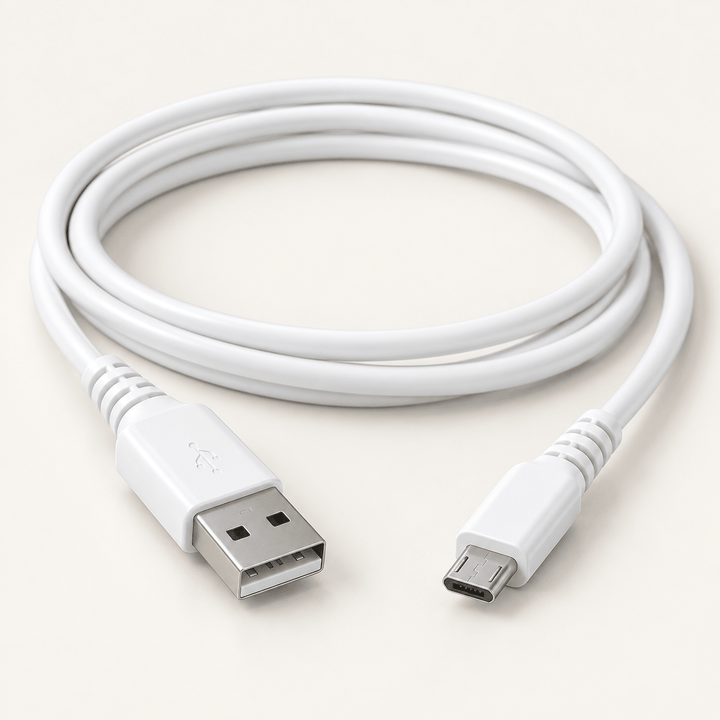 TREQA bijeli USB-A kabal – Micro-USB ili USB-C