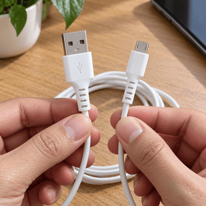 TREQA bijeli USB-A na Micro-USB kabal – 1 m ili 1,5 m – Bijeli TREQA Micro-USB kablovi – 1 m – slika 6