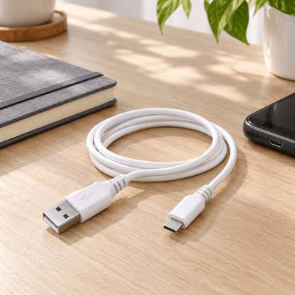 TREQA bijeli USB-A na Micro-USB kabal – 1 m ili 1,5 m – Bijeli TREQA Micro-USB kablovi – 1,5 m – slika 2