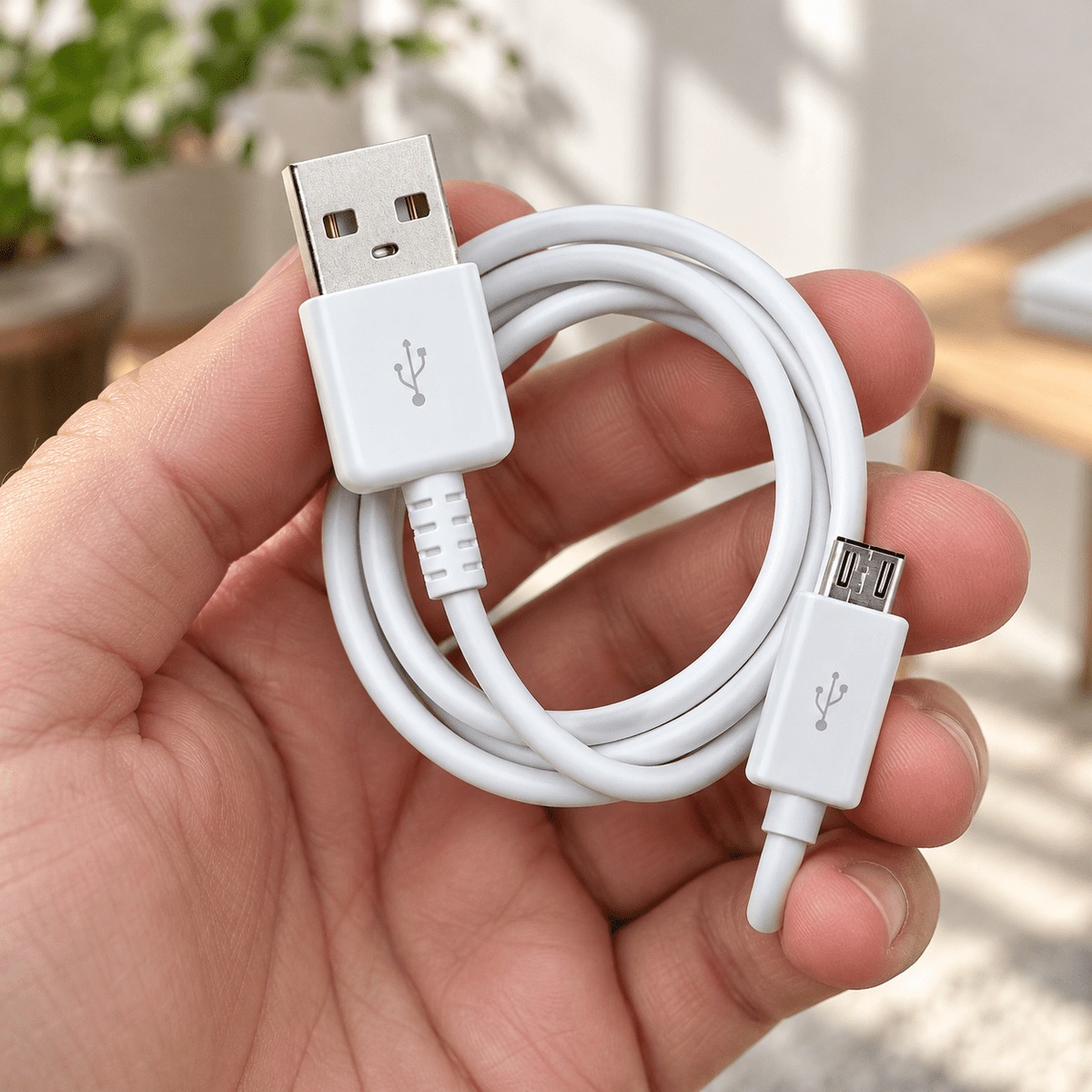 TREQA CA-8431 bijeli USB-A na Micro-USB kabal – TREQA bijeli Micro-USB kablovi CA8431 – – slika 3