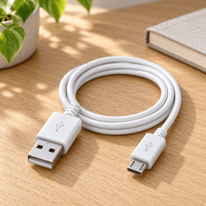 TREQA CA-8431 bijeli USB-A na Micro-USB kabal – TREQA bijeli Micro-USB kablovi CA8431 – – slika 2