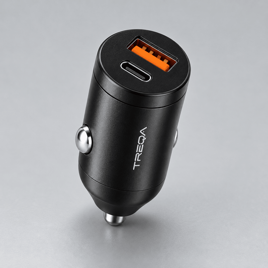 TREQA CC-330 auto punjač 33 W – USB-A i USB-C – Auto punjači TREQA CC-330 – – slika 1