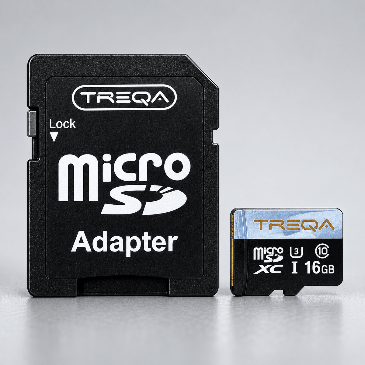 TREQA SD-12 microSD kartica sa SD adapterom – 16, 32 ili 64 GB – TREQA microSD kartice s adapterom – 16 GB – slika 1