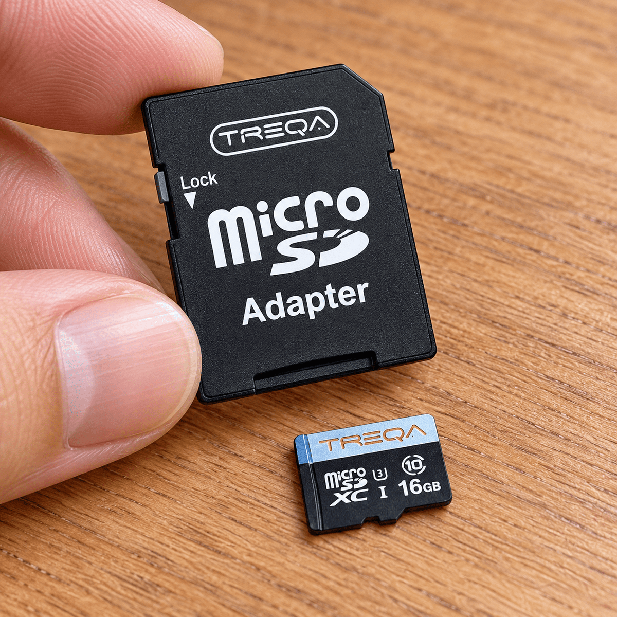 TREQA SD-12 microSD kartica sa SD adapterom – 16, 32 ili 64 GB – TREQA microSD kartice s adapterom – 16 GB – slika 3