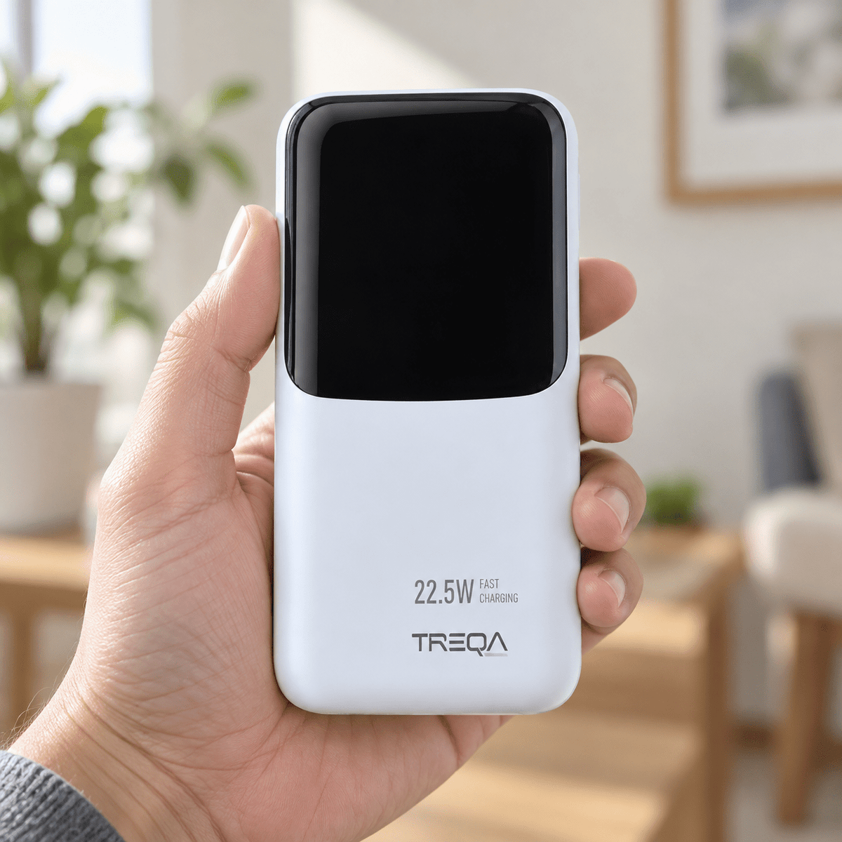 TREQA TR-971 bijeli power bank – deklarisano 10.000 mAh – Bijeli power bank TR971 – – slika 3