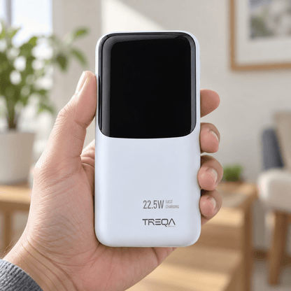 TREQA TR-971 bijeli power bank – deklarisano 10.000 mAh – Bijeli power bank TR971 – – slika 3