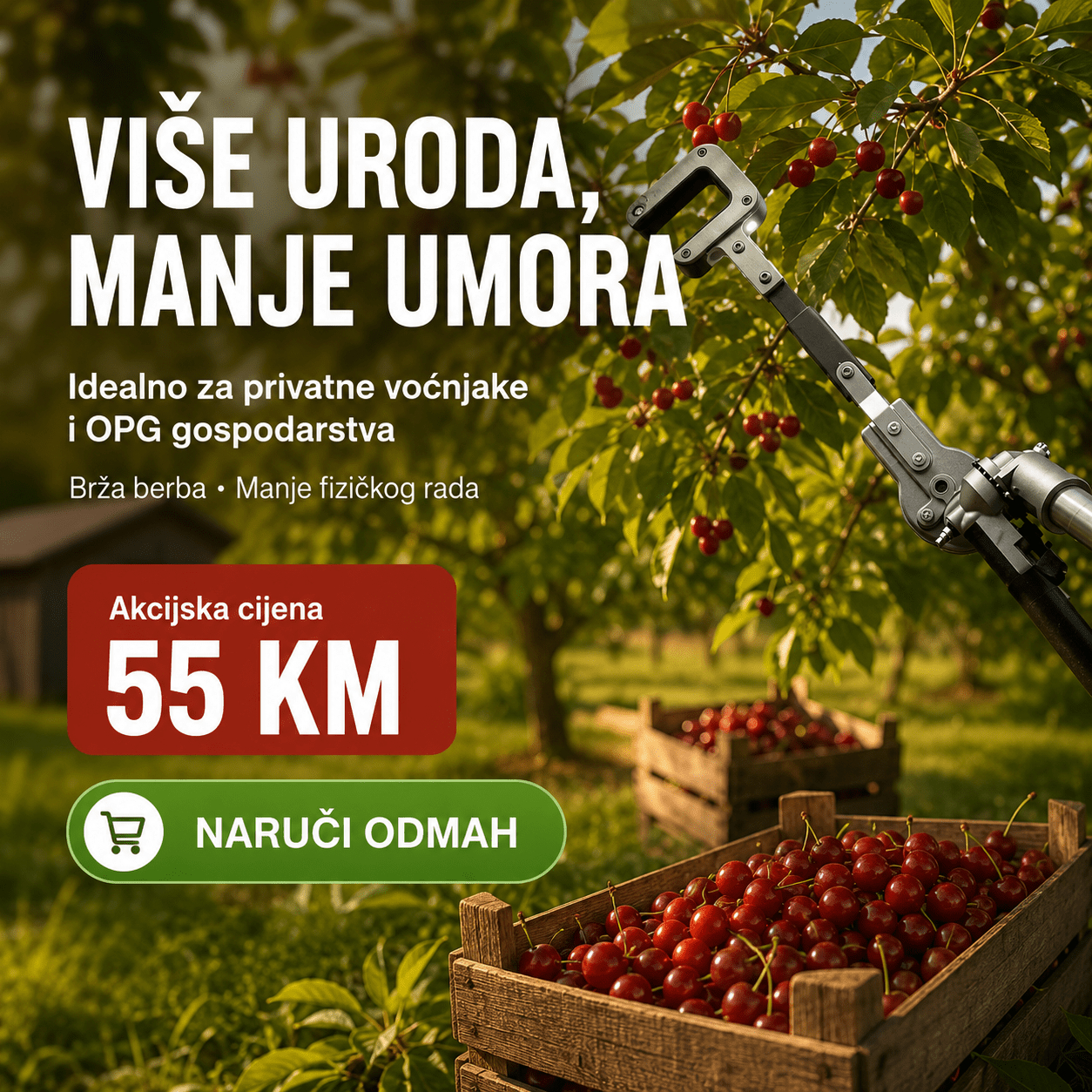 Tresač za Voće – Nastavak za Trimer – – – slika 3