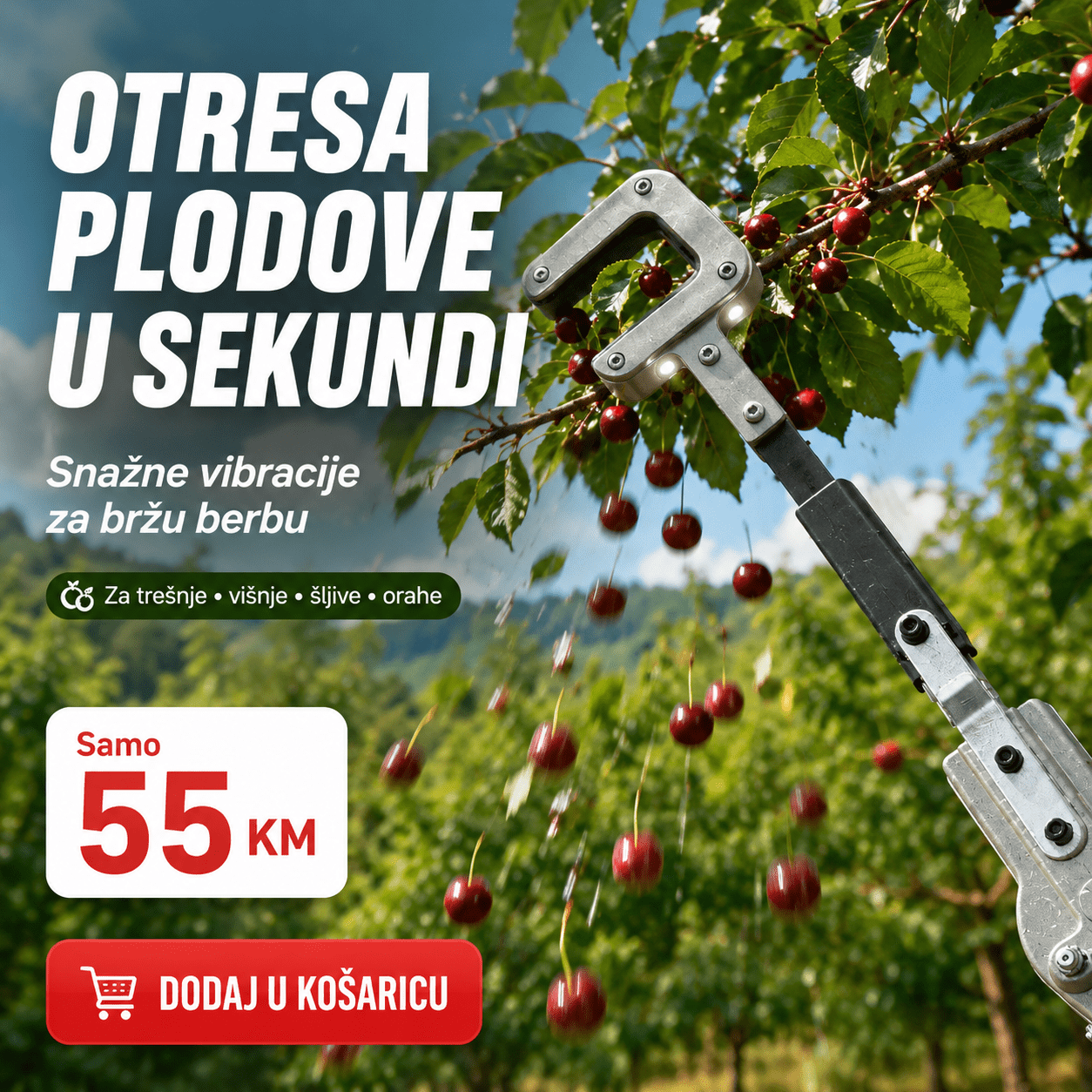 Tresač za Voće – Nastavak za Trimer – – – slika 2