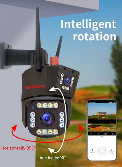 Trostruka CCTV PTZ IP Kamera 12MP – – – slika 6