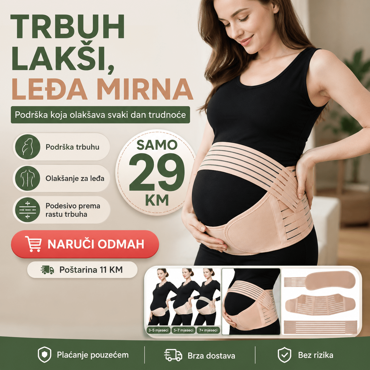 Trudnički Pojas za Podršku – – – slika 4