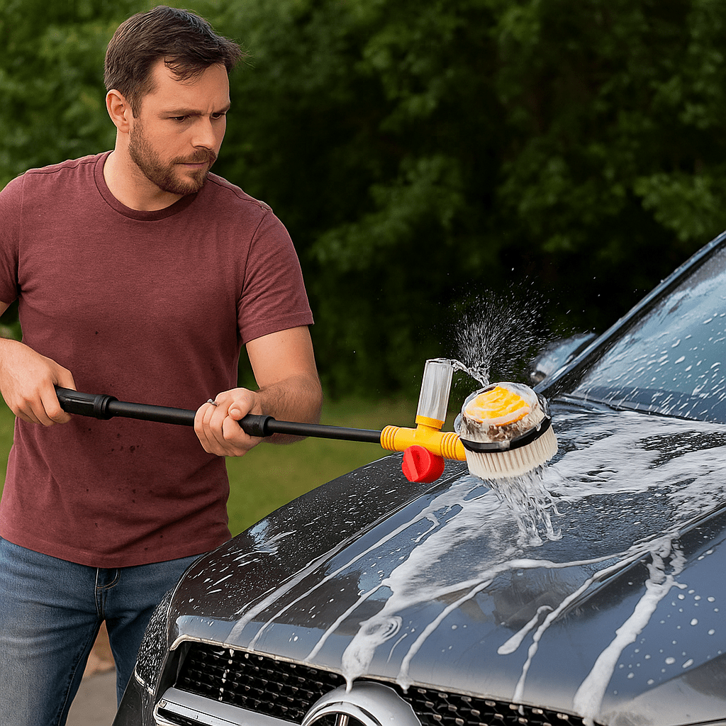 Turbo 2u1 Četka i Pištolj za Pranje Auta - SAMO KLIKNI