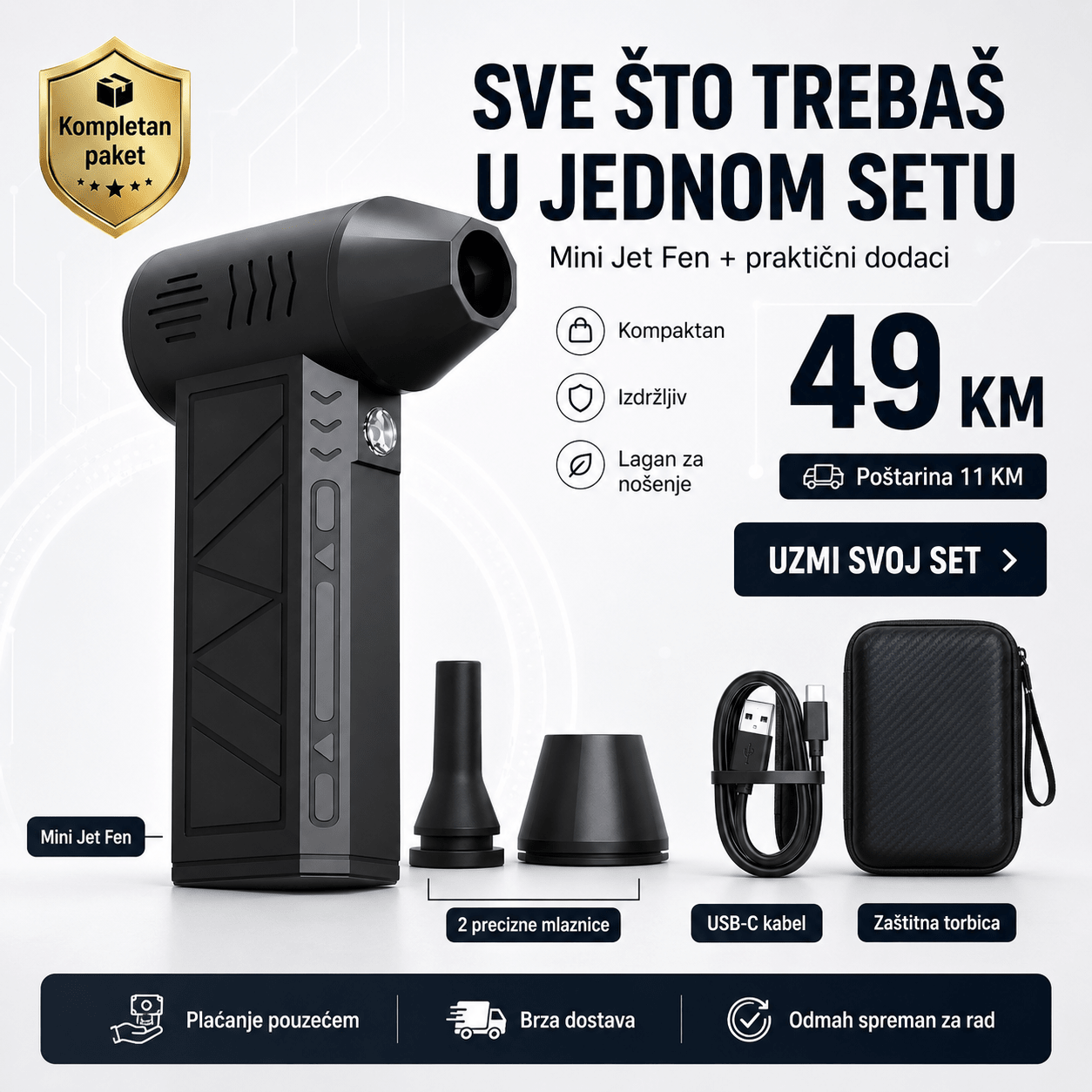 Turbo Mini Jet Fen – – – slika 2