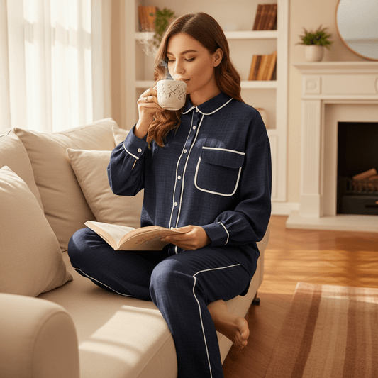 Udoban Ženski Lounge Set – Dječje igračke – M Teget – slika 1