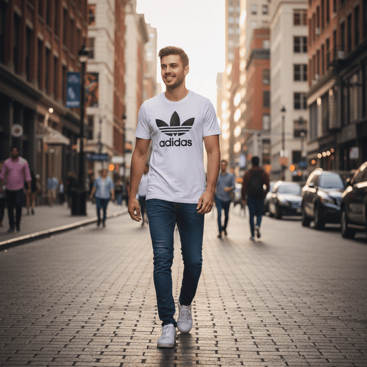 Udobna Bijela Majica s Klasičnim Sportskim Logom – Unisex majica – M – slika 1