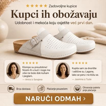 Udobne Ženske Papuče/Klompe – Ženska obuća – Bijela 37 – slika 2