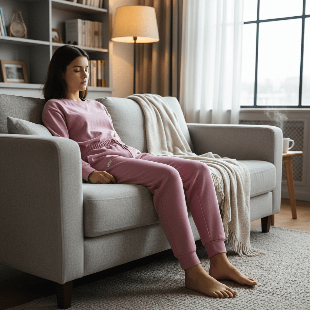 Udobni Sportski Donji Dio Trenirke – Sportska Odjeća – M Roza – slika 2