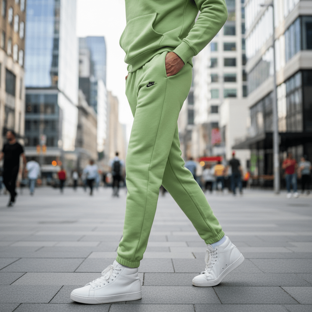 Udobni Sportski Donji Dio Trenirke – Sportska Odjeća – M Zelena – slika 5