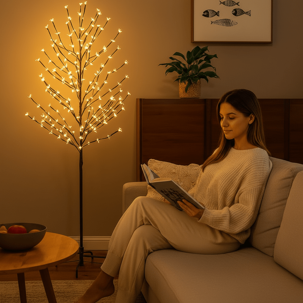 Ukrasno LED Drvce s cvijetovima Trešnje - SAMO KLIKNI