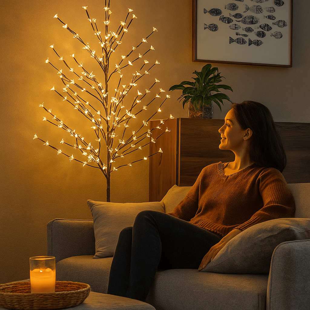 Ukrasno LED Drvce s cvijetovima Trešnje - SAMO KLIKNI