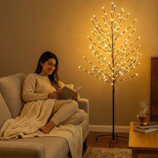 Ukrasno LED Drvce s cvijetovima Trešnje – – – slika 1