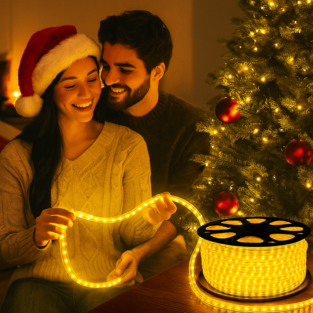 Ukrasno LED Kablo 100 metara – – Žuta – slika 28