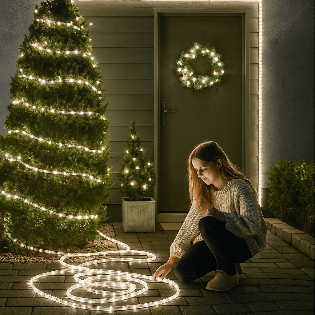 Ukrasno LED Kablo 100 metara – – Bijela – slika 17