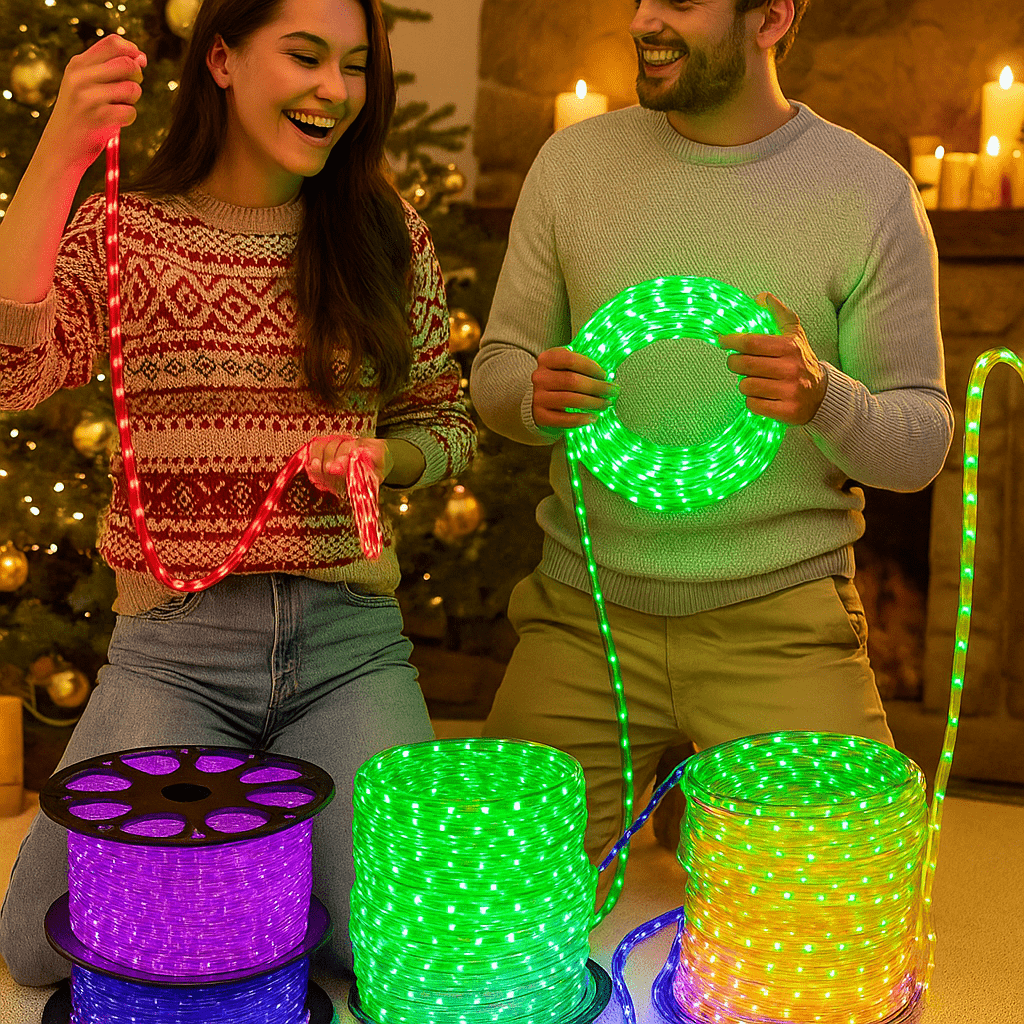 Ukrasno LED Kablo 100 metara – – Zelena – slika 2