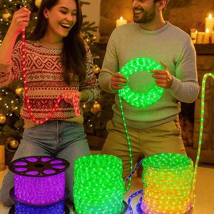 Ukrasno LED Kablo 100 metara – – Zelena – slika 2