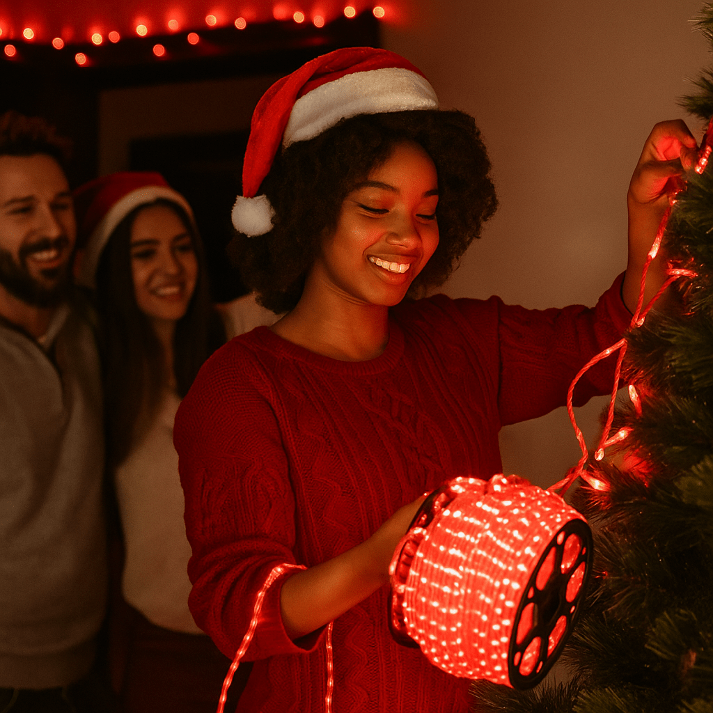 Ukrasno LED Kablo 100 metara – – Plava – slika 27