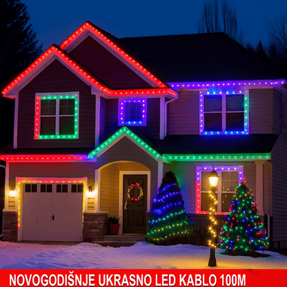Ukrasno LED Kablo 100 metara – – Ljubičasta – slika 9