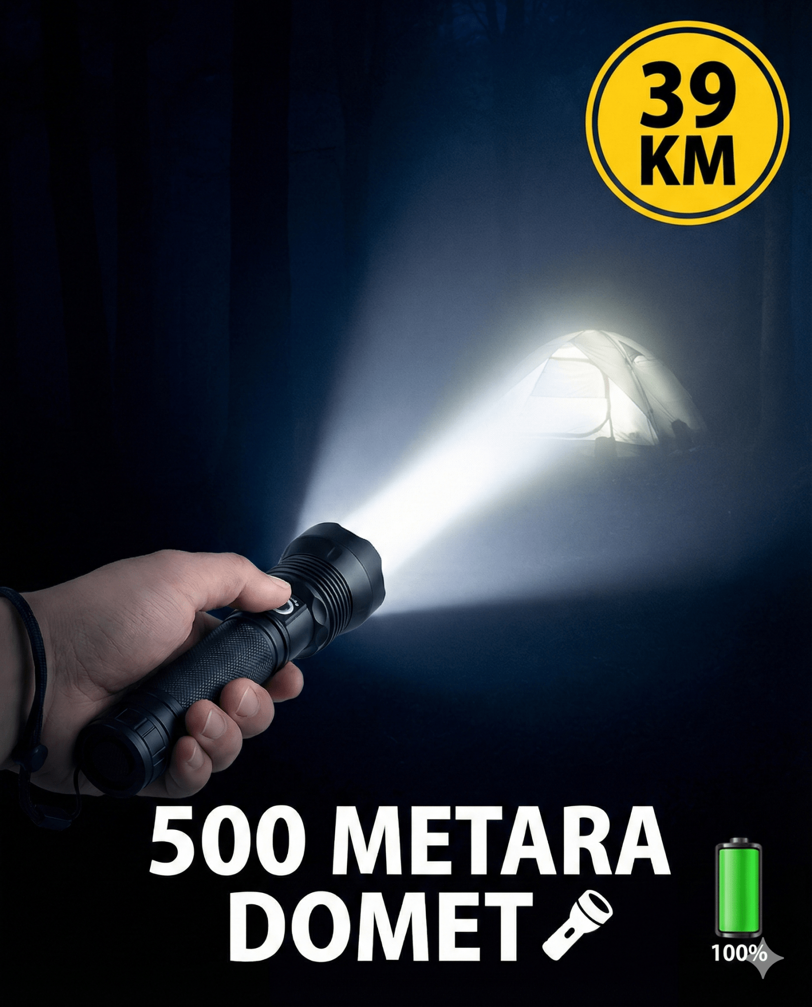 Ultra Jaka Teleskopska Svjetiljka – – – slika 1