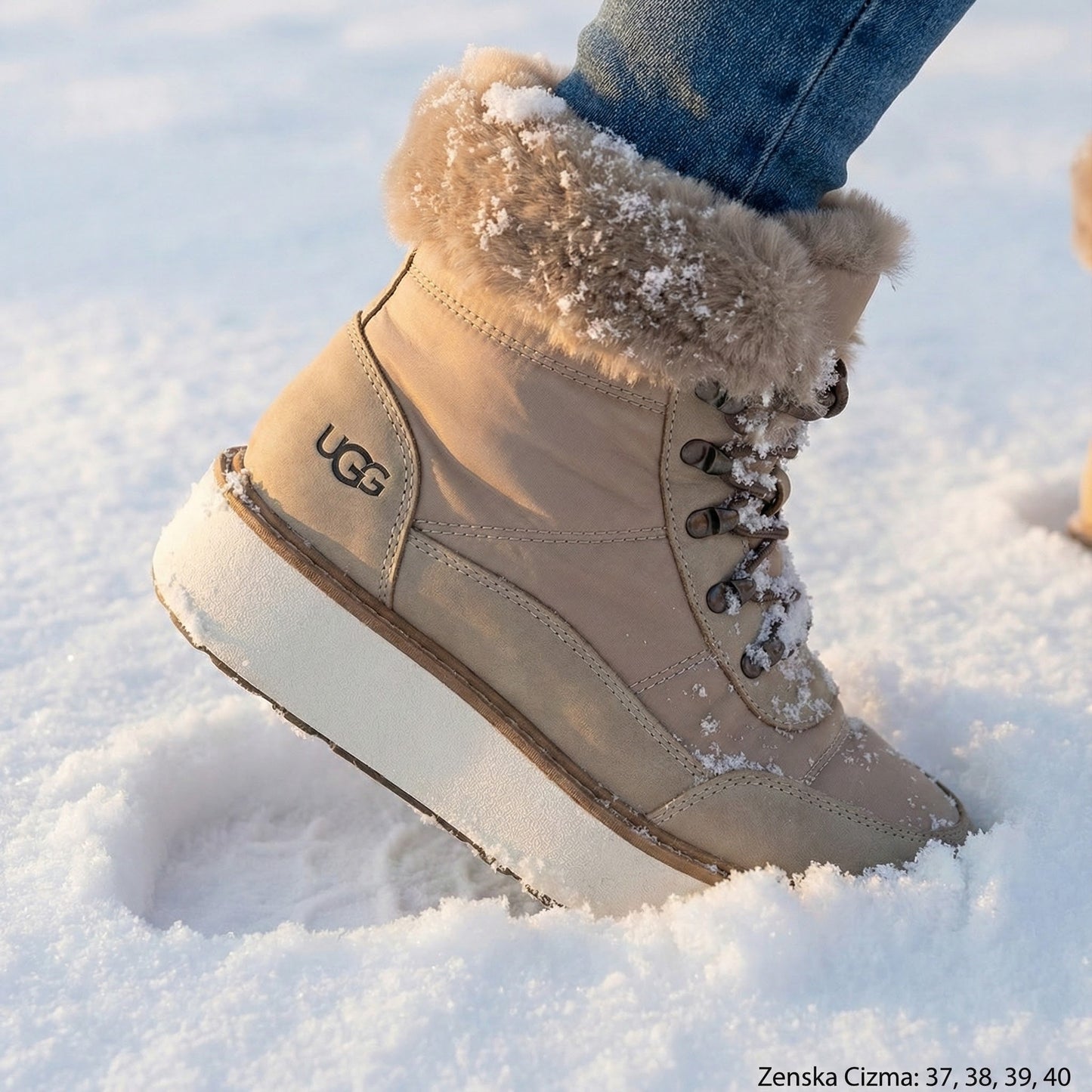 Ultra Luksuzne Ženske Zimske Čizme – – 37 – slika 2