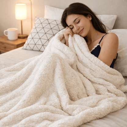 Ultra - mekana deka 180×200 cm – – Bijela – slika 4