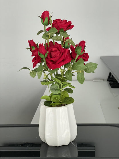 Umjetna Crvena Ruža (43 cm) – – – slika 3