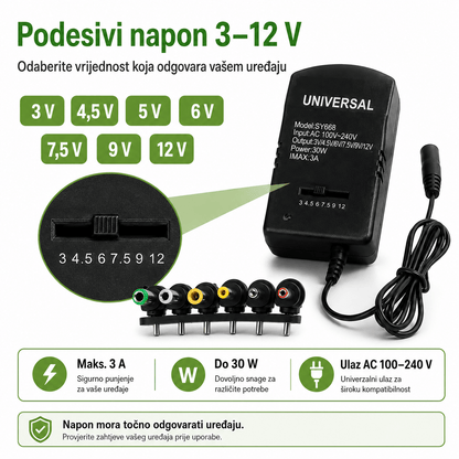 Univerzalni AC/DC Adapter i 6 Izmjenjivih Priključaka – Adapteri i napajanje – – slika 4