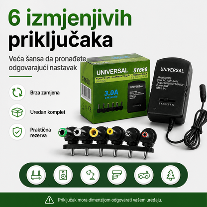 Univerzalni AC/DC Adapter i 6 Izmjenjivih Priključaka – Adapteri i napajanje – – slika 5