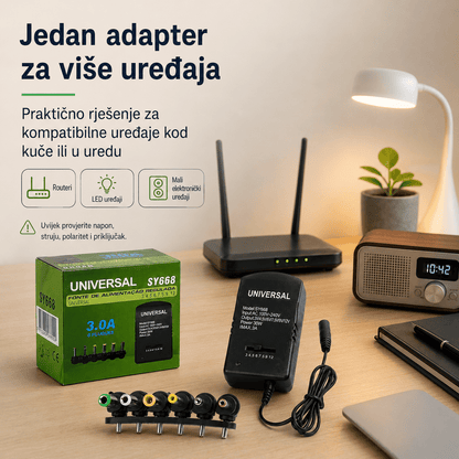 Univerzalni AC/DC Adapter i 6 Izmjenjivih Priključaka – Adapteri i napajanje – – slika 3