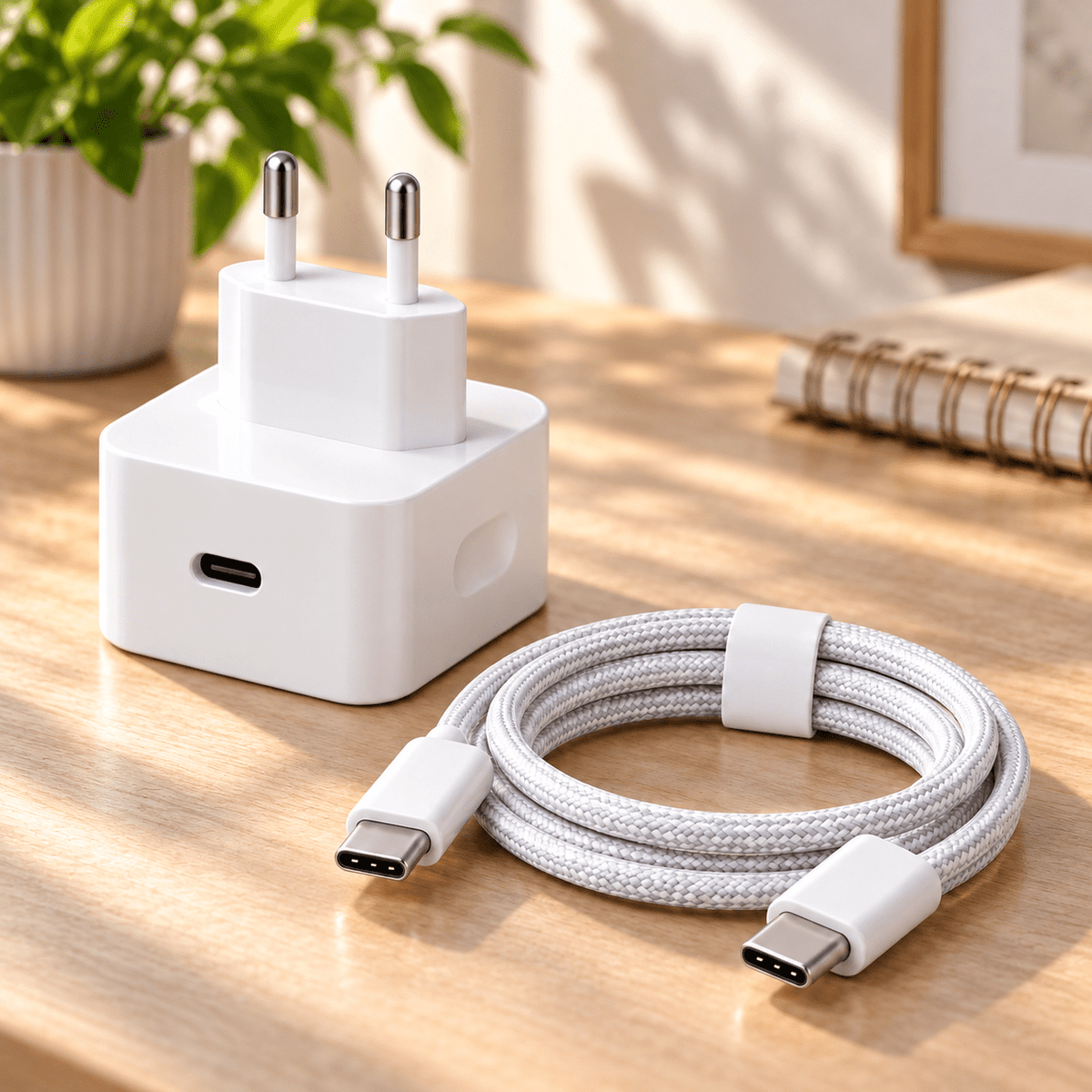 USB-C punjač CA-0412-1 s kablom – Punjači za telefon – – slika 2