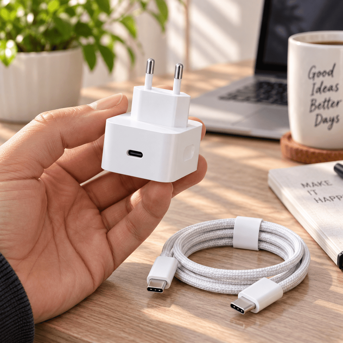 USB-C punjač CA-0412-1 s kablom – Punjači za telefon – – slika 3