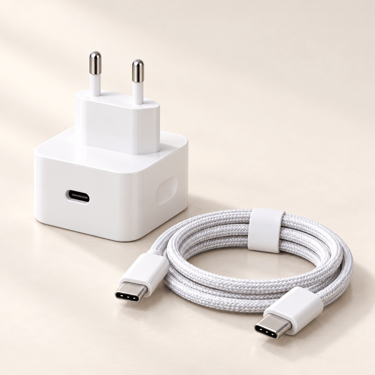 USB-C punjač CA-0412-1 s kablom – Punjači za telefon – – slika 1
