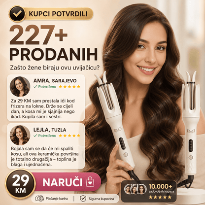 Uvijač za Kosu s Negativnim Ionima – – – slika 5